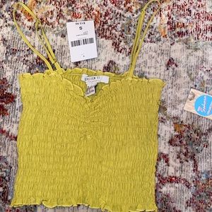 Smocked tank top